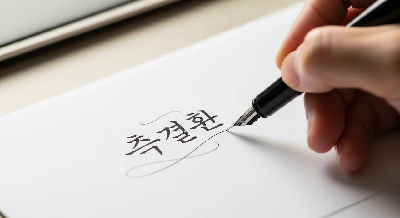 봉투 앞면 작성법: 축하의 마음을 담는 문구