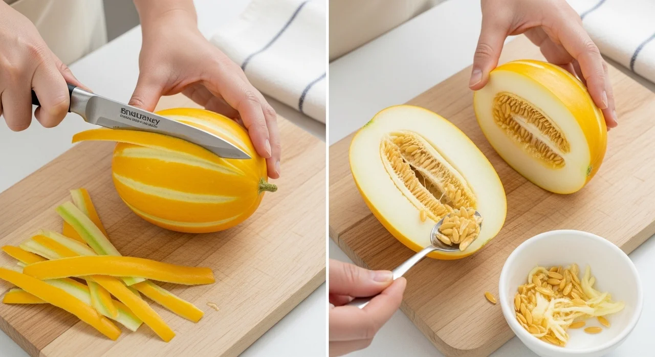 참외 급여 시 반드시 제거해야 할 부분